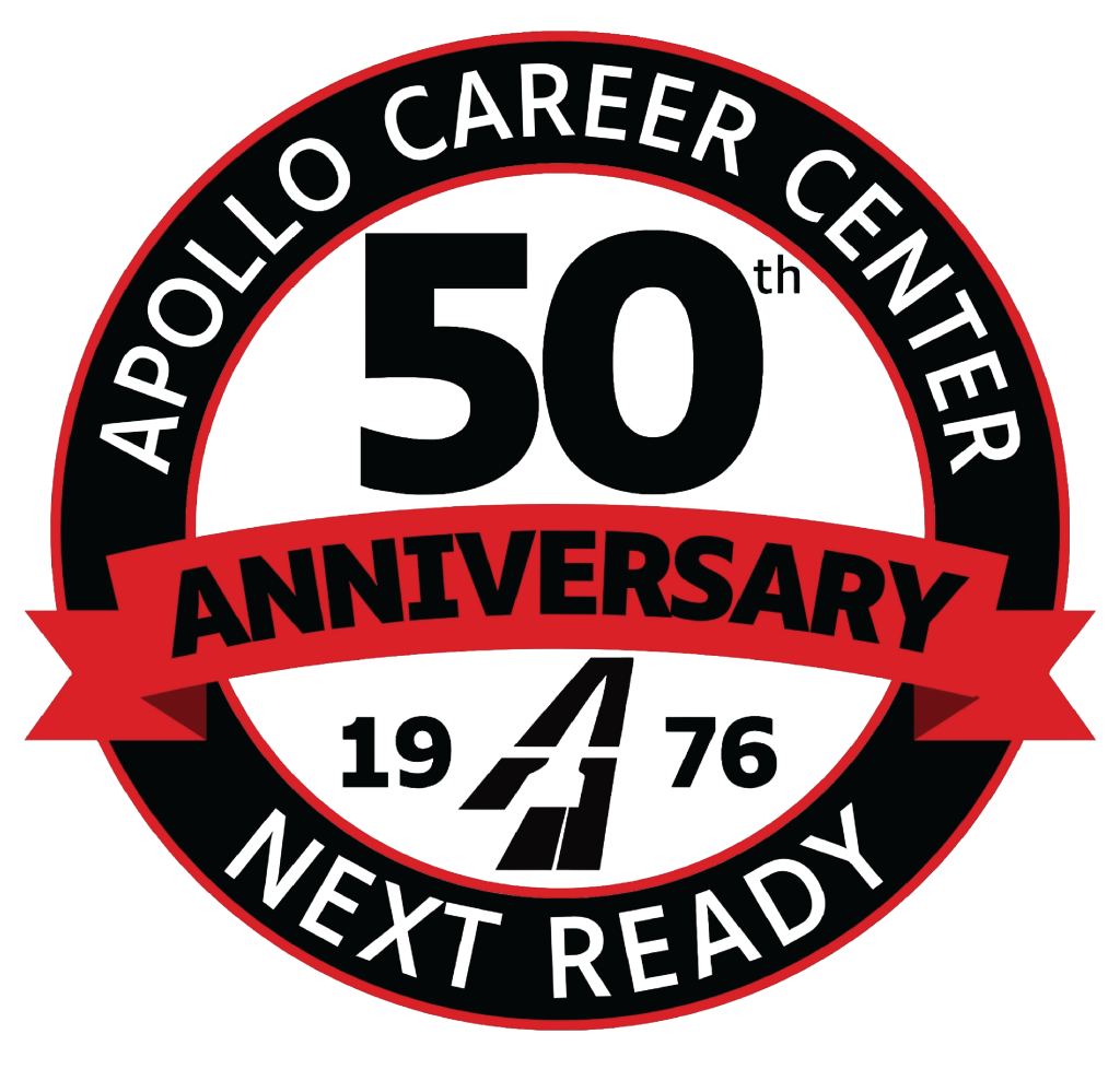 Apollo Celebrates 50 years logo